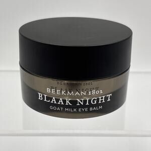 BEEKMAN 1802 BLAAK NIGHT .5fl oz GOAT MILk EYE BALM TREATMENT NEW; No Box